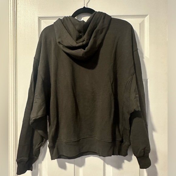 American Eagle Charcoal Gray Hoodie Size Medium Oversized - Picture 5 of 5